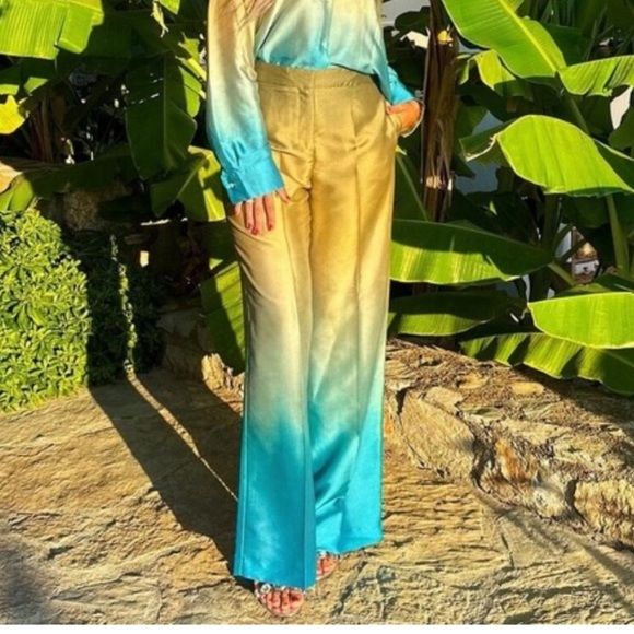 ZARA TIE DYE PRINT PANTS - Picture 2 of 16